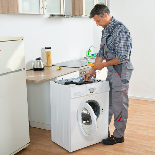 can you walk me through the steps of troubleshooting my washer issue in Sharon